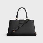 MEDIUM APPOLINE BAG IN SUPPLE CALFSKIN BLACK - Image 3